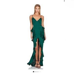 Nookie Ashton Gown, color: emerald green